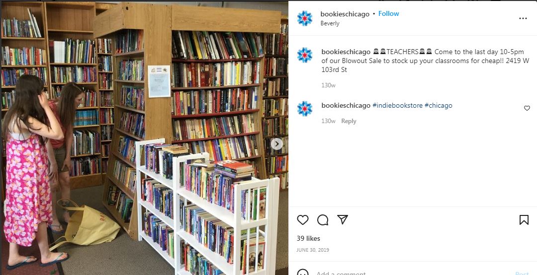 Bookie's bookstore