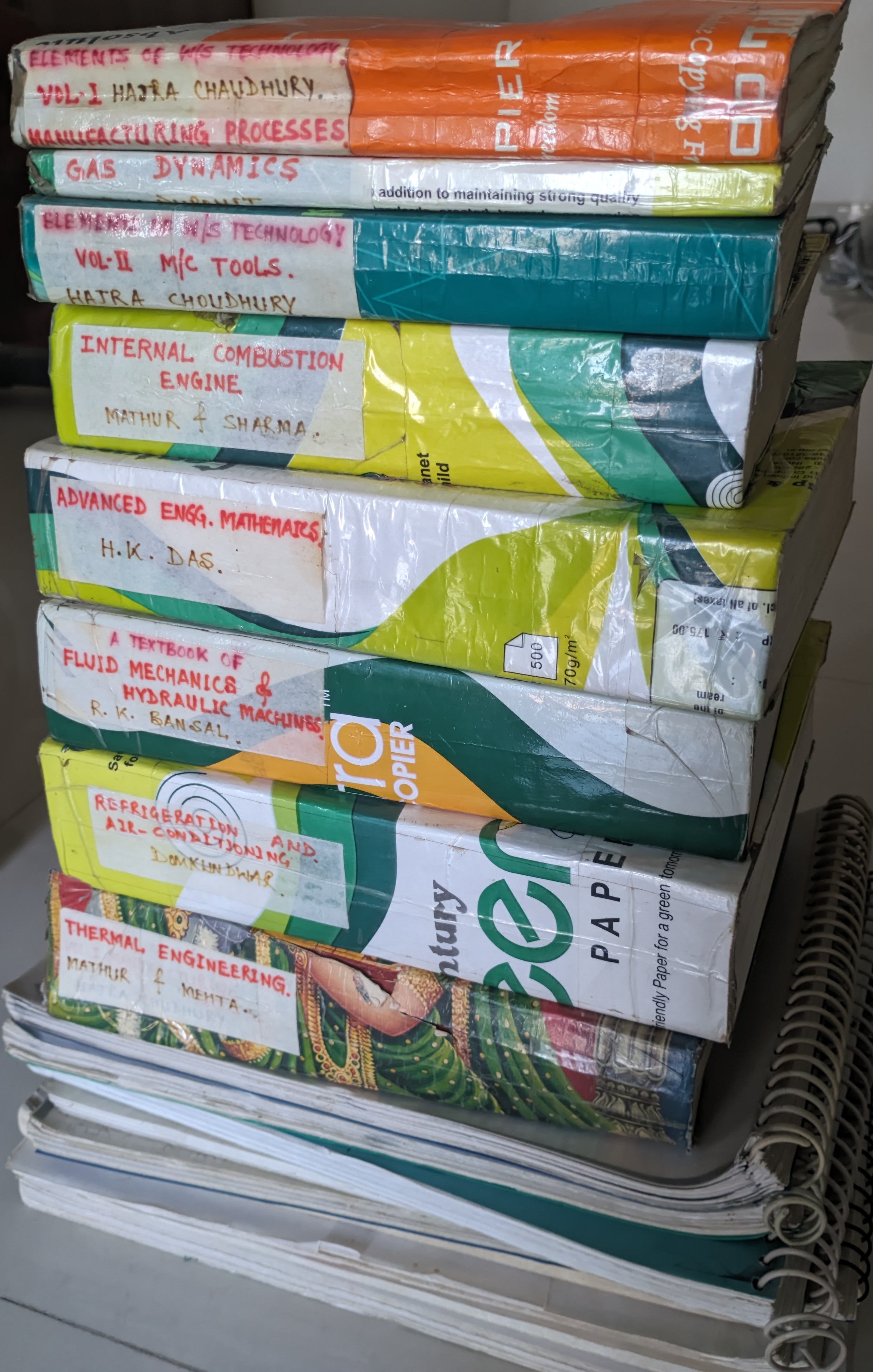 Used books' photos
